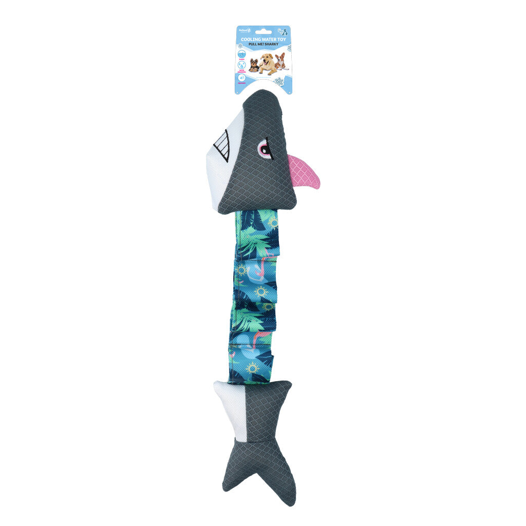 Zabawka do wody rekin we flamingi CoolPets 46 cm