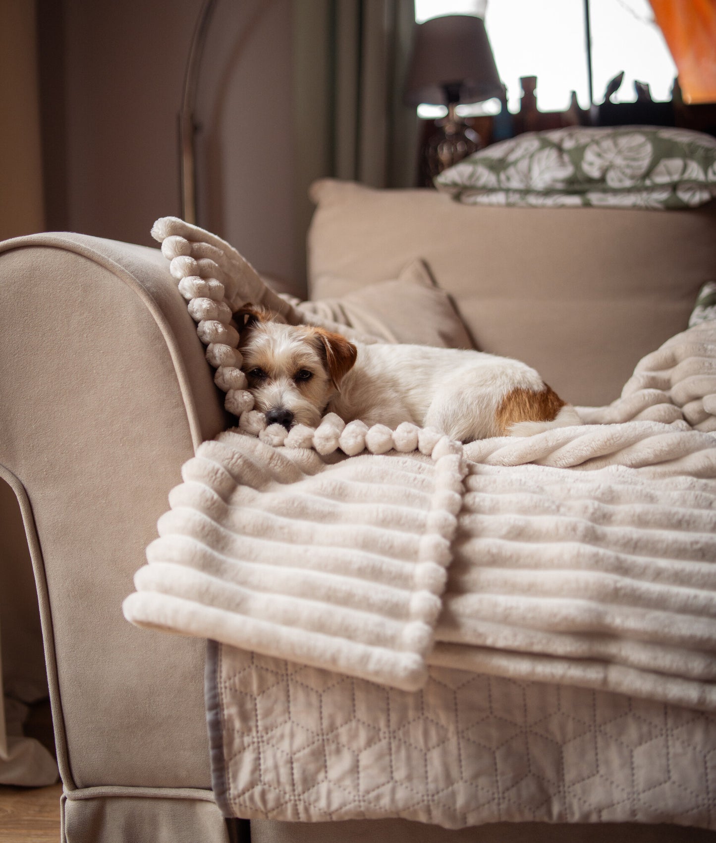 Puchaty kocyk dla Psa COZY TIME