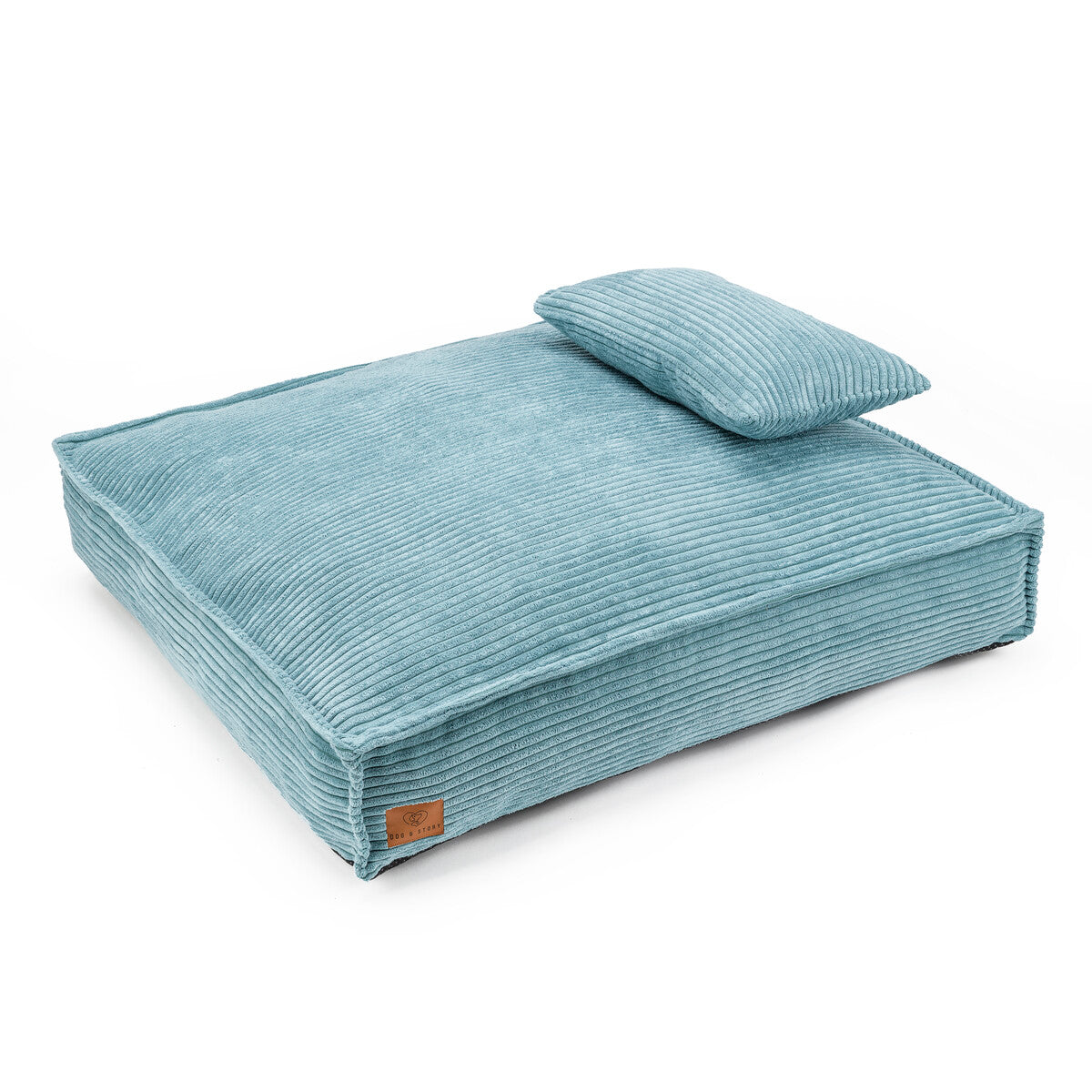 Corduroy bed Classic in cappuccino color