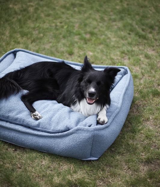 Corduroy bed Classic in cappuccino color