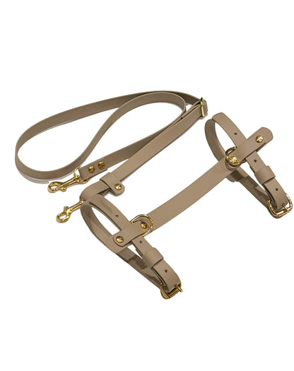 Uniwersalne zapięcie do maty lub koca z regulacją BIOTHANE stone